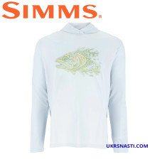 Худи Simms Tech Hoody - Artist Series Bimini Trout Head размер XL